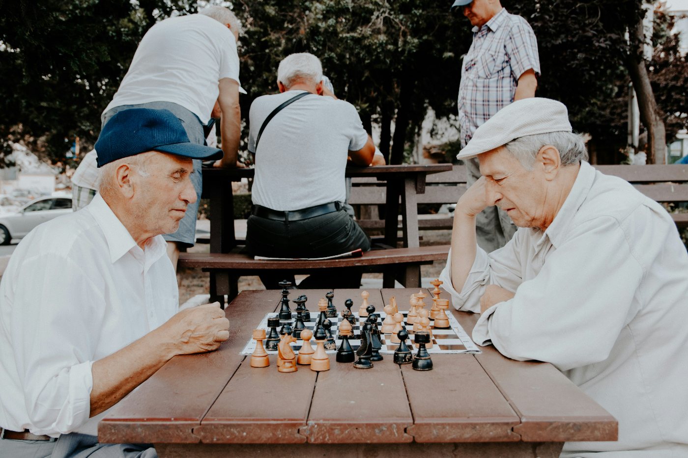 A resident enjoying an afternoon activity